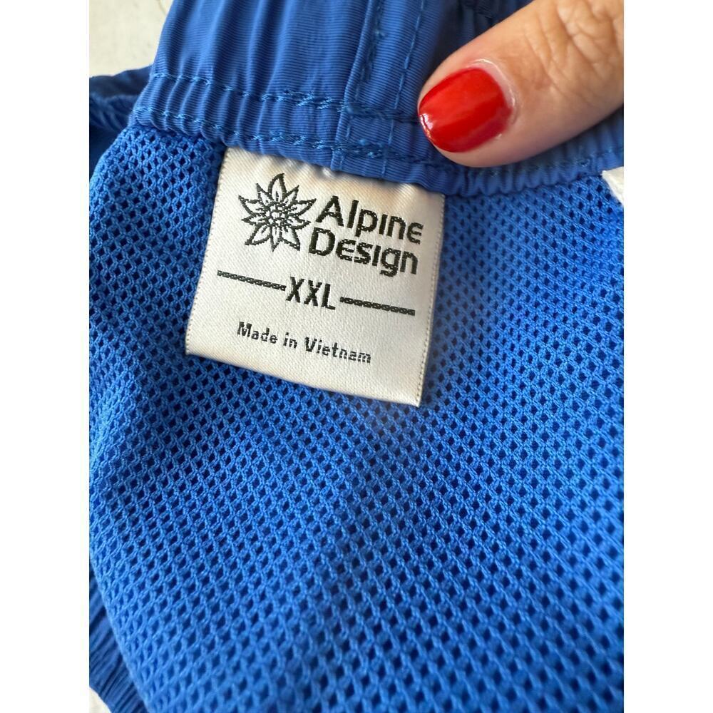 Alpine Design Men's Blue Infusion 5" Pull-On Shorts Size 2XL - Picture 10 of 11